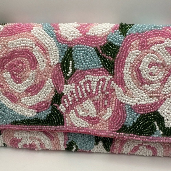 Lilly Pulitzer Shell Shocked Clutch Hotty Pink First Impression 2011 NWT Vtg